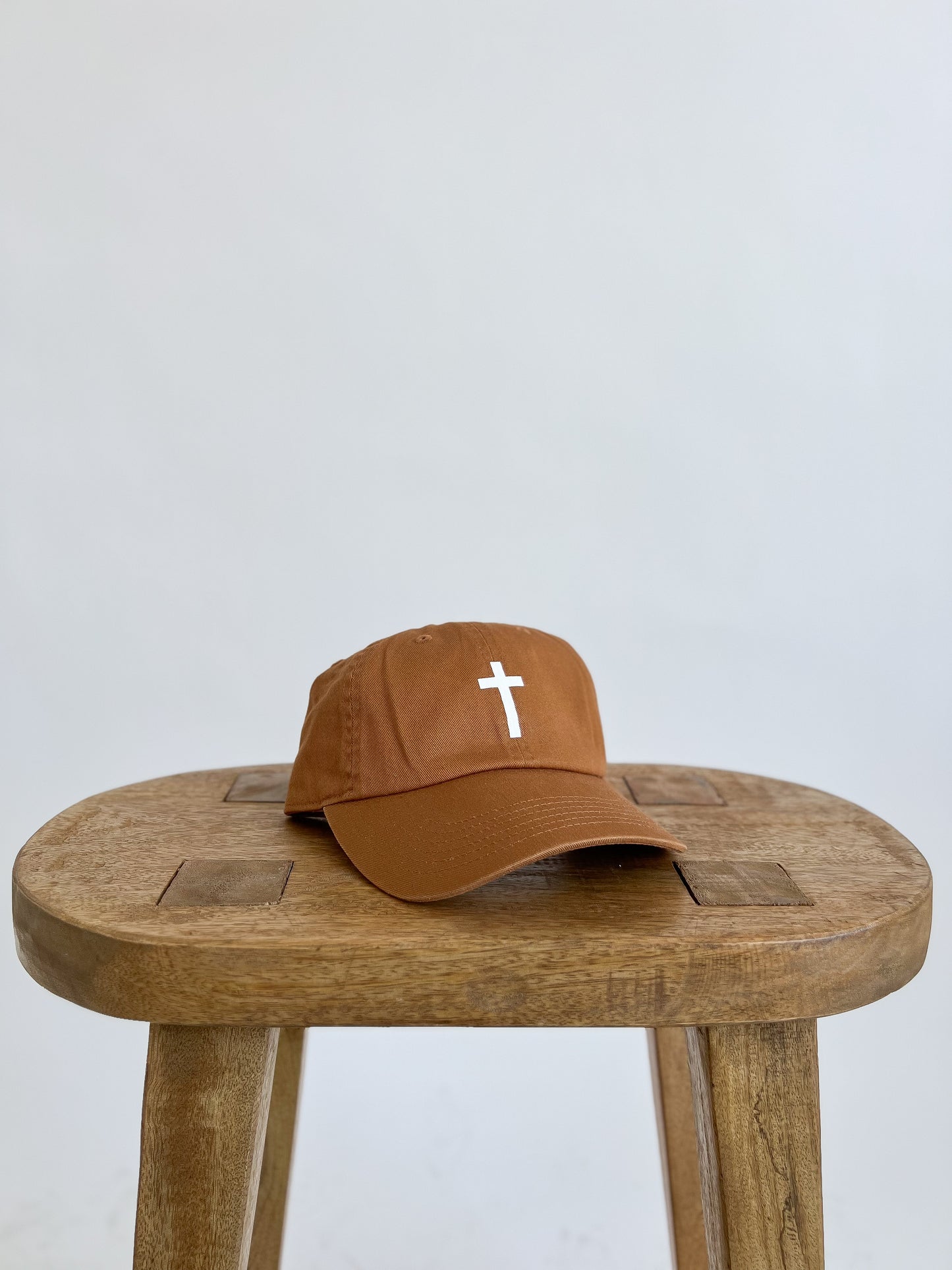 CROSS BASEBALL HAT // RUST
